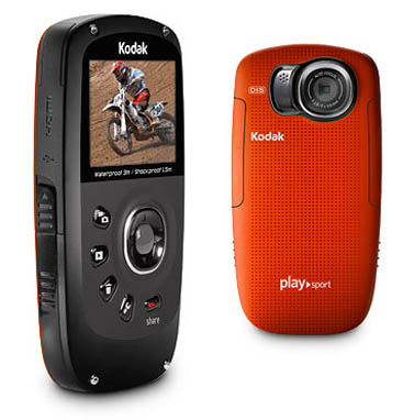 Портативные видеокамеры Kodak PlaySport Zx3. Фото: store.kodak.com