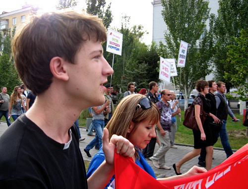 "Марш миллионов" в Волгограде 15 сентября 2012 г. Фото Вячеслава Ященко для "Кавказского узла"