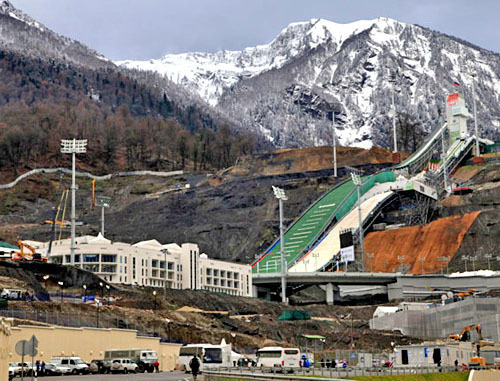 Комплекс для прыжков с трамплина "Русские горки". Фото http://www.olympdep.ru