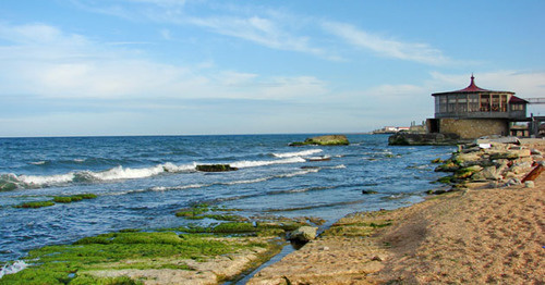 Каспийское море. Дагестан. Фото Ахмеда Альдебирова для "Кавказского узла"