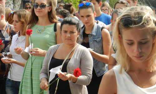 Участники митинга. Волгоград, 3 сентября 2015 г. Фото Татьяны Филимоновой для "Кавказского узла"