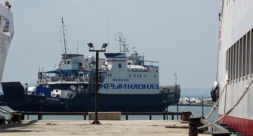 Паром Керченской переправы. Фото Нины Тумановой для "Кавказского узла"