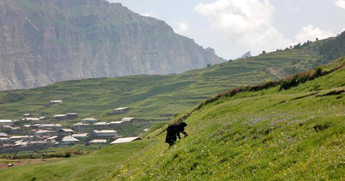 Село Кванада Цумадинского района Дагестана. Фото: Шамиль Кураев http://www.odnoselchane.ru/