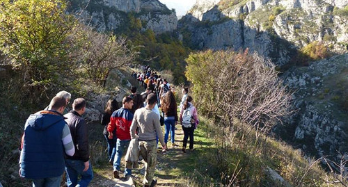 В походе приняло участие более 200 челочек. Фото Алвард Григорян