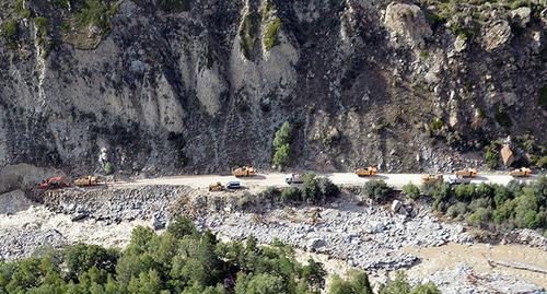 Последствия селя в  Кабардино-Балкарии . Фото http://www.sk-news.ru/kbr/news/accident/49932/