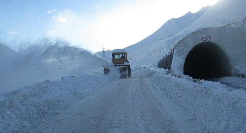 Дорога Мцхета-Степанцминда-Ларс. Фото 
© FB Roads Department of Georgia