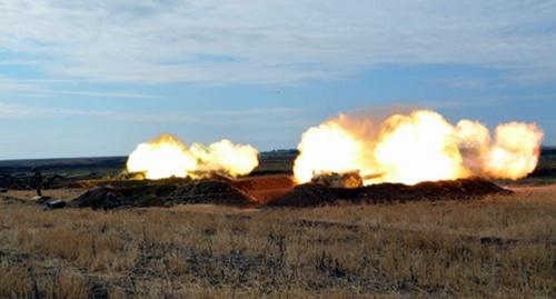 Военные учения в Азербайджане в июне 2017 года. Фото с сайта Минобороны Азербайджана.