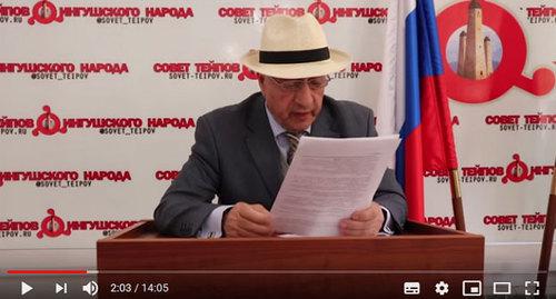 Кадр из видео "Обращение к Президенту РФ В В Путину" https://www.youtube.com/watch?v=k08wXn7Y5qM