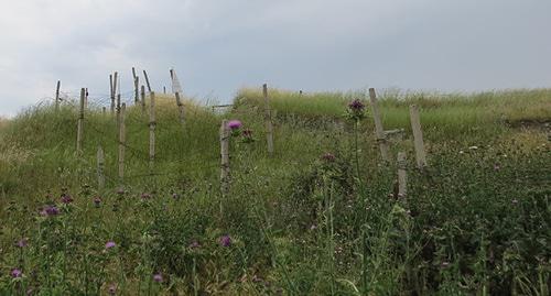 На линии соприкосновения в Нагорном Карабахе. Фото Алвард Григорян для "Кавказского узла"