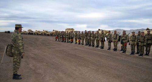 Военнослужащие азербайджанской армии. Фото пресс-службы Минобороны Азербайджана. https://mod.gov.az/ru/foto-arhiv-045/?gid=26511