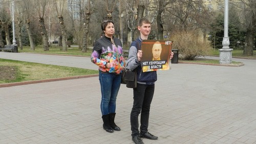 Елена Осина и Владимир Кругляков. Фото Татьяны Филимоновой для "Кавказского узла"