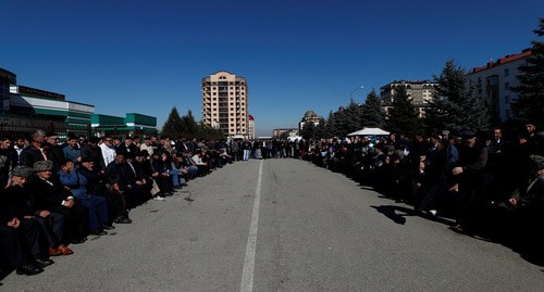 Митинг в Магасе. Фото: REUTERS/Maxim Shemetov