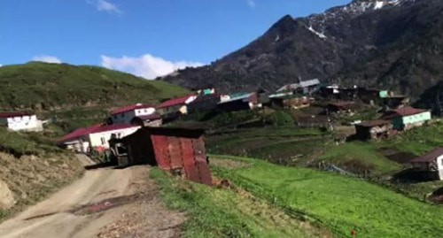 Село Гутатли в Дагестане. Скриншот видео https://gramho.com/media/2571484830565451488