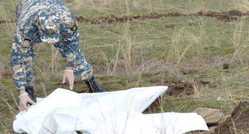 Поисковые работы в зоне боев в Нагорном Карабахе. Фото пресс-службы Госслужбы по чрезвычайным ситуациям МВД Нагорного Карабаха. http://rs-nkr.am/content.php?contid=3160&fbclid=IwAR147wm1I979pbAj3B_oQhT35FrCmEpxe8C9bVsdRV2YsZZs9pbdBefigAI