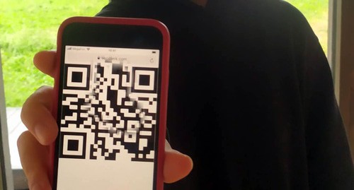 QR-код. Фото Нины Тумановой для "Кавказского узла"