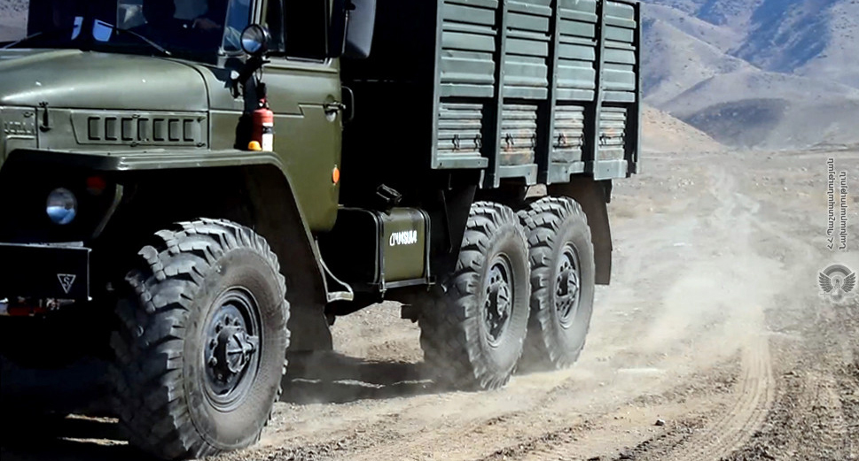 Военная техника армии Армении. Фото: пресс-служба Минобороны Армении https://www.mil.am/ru/news/10180