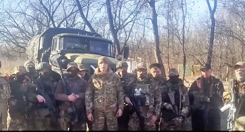 Кадр видео обращения участников специальной военной операции в поддержку лидера движения "Полтавская против свалки". Скриншот видео https://www.youtube.com/watch?v=cfQg3I8kW2k