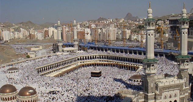 Паломники в мечети Аль-Харам. Фото: Al Jazeera English https://ru.wikipedia.org